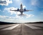 Avión despegando