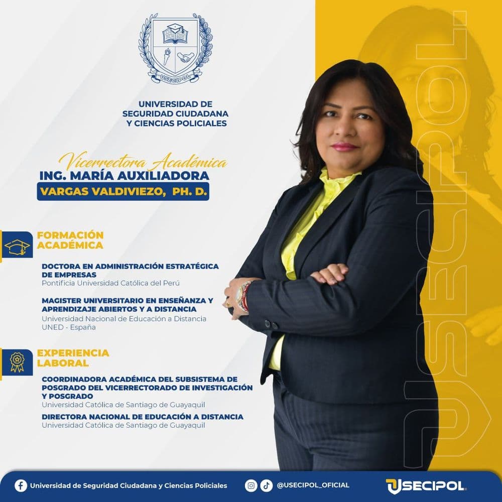 Ing. María Auxiliadora Vargas, Ph.D. - Vicerrectora Académica
